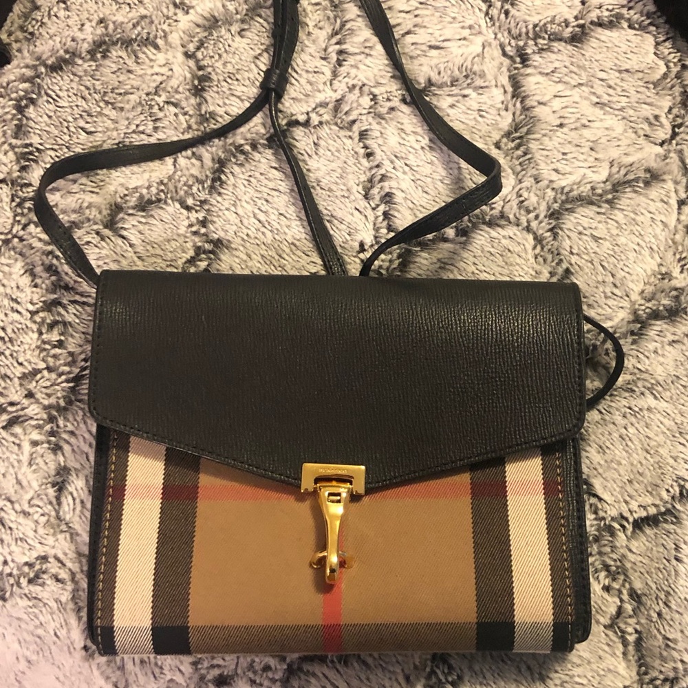 Women's Black Leather Crossbody Bag